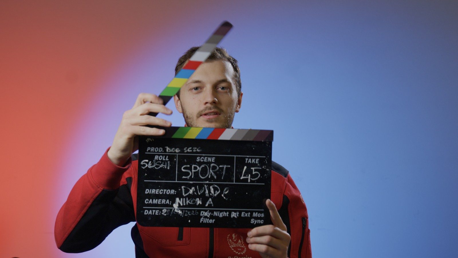 Ciak di una ripresa del documentario su Squadra Corse PoliTo